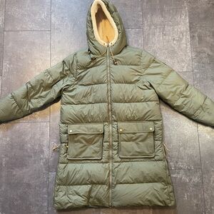 L.L. Bean Women’s Mountain Classic Down Coat, Sherpa Lined